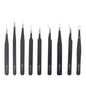JIAFA JF-8118 9 in 1 Anti-static Precision Tweezers Set with Bag, JF-8118