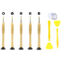 JF-8140 10 in 1 Metal + Plastic iPhone Dedicated Disassemble Repair Tool Kit, 10 in 1