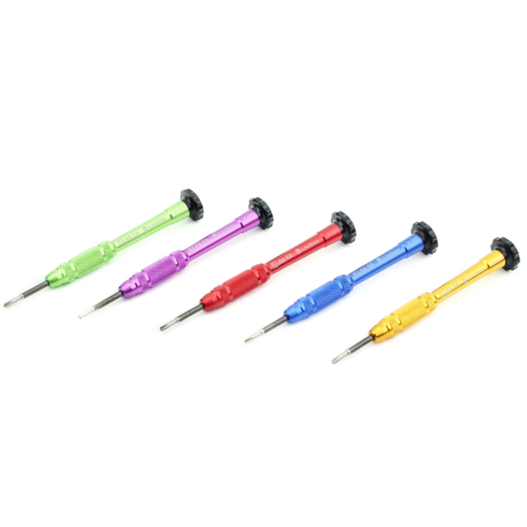 JIAFA JF-609-0.6Y Tri-point 0.6 Repair Screwdriver for iPhone X/ 8/ 8P/ 7/ 7P & Apple Watch, Tri-point 0.6 Green, Tri-point 0.6 Blue, Tri-point 0.6 Magenta, Tri-point 0.6 Red, Tri-point 0.6 Gold