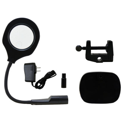 BEST Adjustable Desk Magnifier Lamp LED Light Magnifying Glass (Voltage 220V), 9145T Magnifier