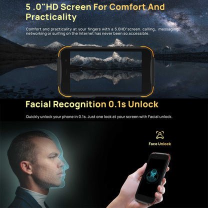 Blackview MTK6737V Rugged Smartphone 2GB+16GB 4G 5.0in IPS