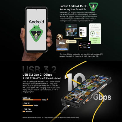 Ulefone Armor 28 UltraThermal Rugged Smartphone 16GB+1TB 5G