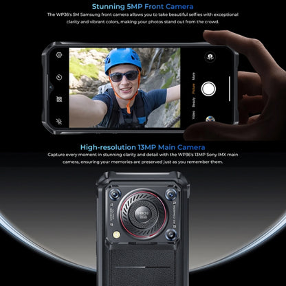 Oukitel WP36 Pro Smartphone 6GB+256GB 10600mAh Rugged 4G