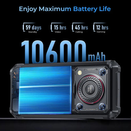 Oukitel WP36 Pro Smartphone 6GB+256GB 10600mAh Rugged 4G