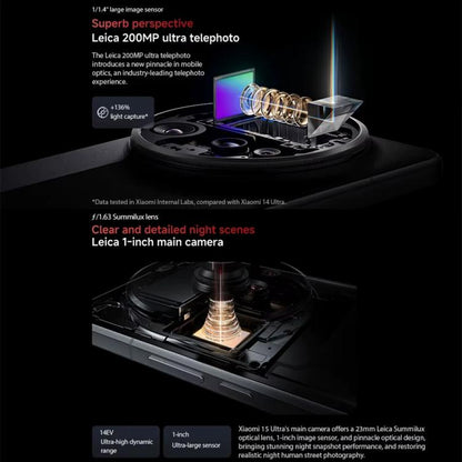 Xiaomi 15 Ultra Smartphone 5G 16GB+1TB 200MP Cámara