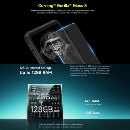 Ulefone Armor X31 Teléfono Rugerizado 6GB+128GB Visión