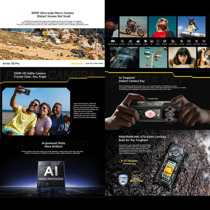 Ulefone Armor 30 Pro Smartphone 16GB+512GB 5G Night Vision