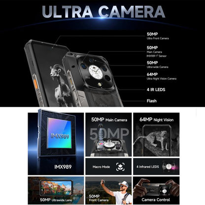 Ulefone Armor 28 Rugged Phone 16GB+512GB 10600mAh 5G