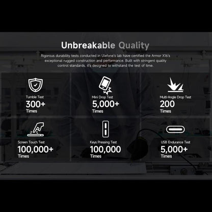 Ulefone Armor X16 Móvil Rugerizado 6GB+128GB Visión 4G
