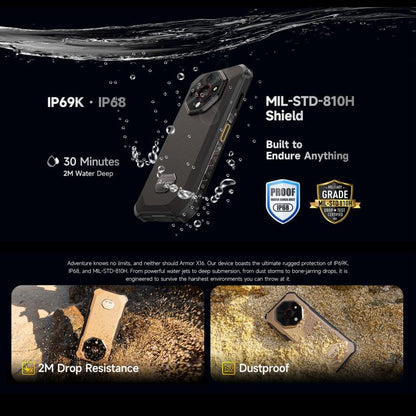 Ulefone Armor X16 Móvil Rugerizado 6GB+128GB Visión 4G