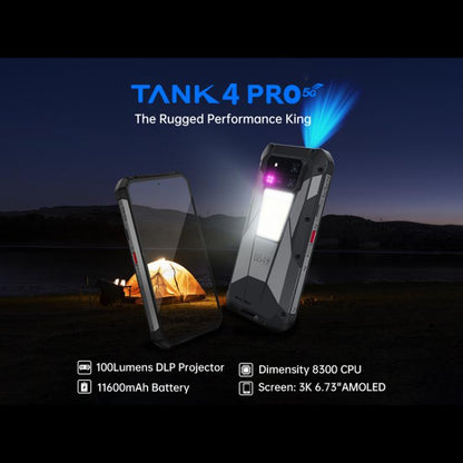 Unihertz Tank 4 Pro Smartphone Proyector 18GB+1TB 5G