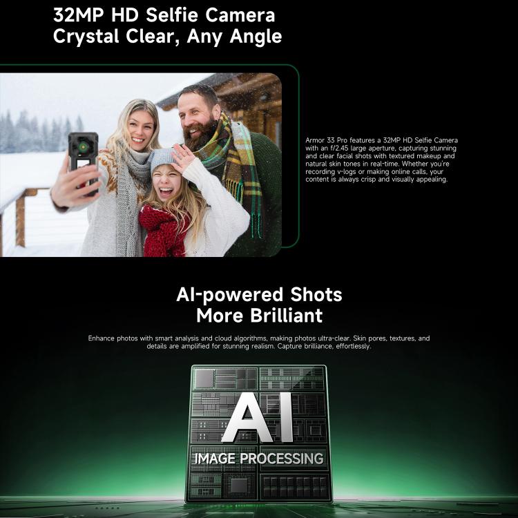 Ulefone Armor 33 Pro Rugged Smartphone 16GB+512GB 5G