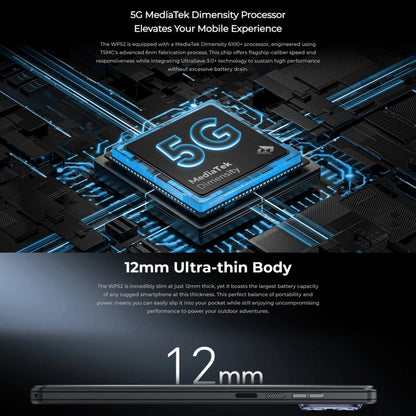 Oukitel WP52 5G Smartphone 4GB+256GB 6.6 Inch Display