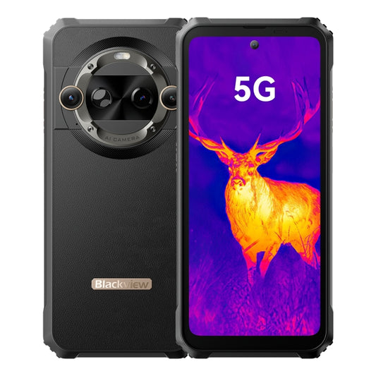 Blackview BL9000 Pro 5G, Cámara Termográfica, 12GB+512GB, IP68/IP69K/MIL-STD-810H, 6.78 Pulgadas Android 14 MediaTek Dimensity 8020 Octa Core, Red: 5G, NFC, OTG