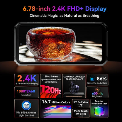 Blackview BL9000 Pro 5G, Cámara Termográfica, 12GB+512GB, IP68/IP69K/MIL-STD-810H, 6.78 Pulgadas Android 14 MediaTek Dimensity 8020 Octa Core, Red: 5G, NFC, OTG