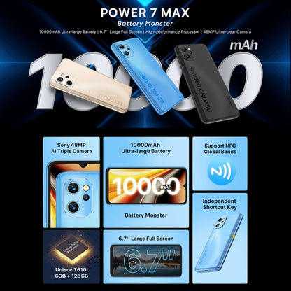 Oukitel T610 Smartphone 6.7 Inch 6GB+128GB 10000mAh 4G