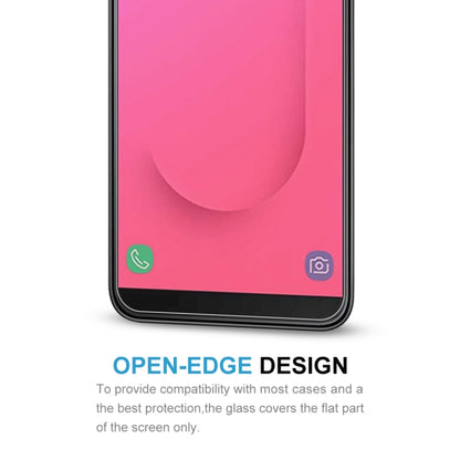 9H 2.5D Tempered Glass Film for Galaxy J8 (2018), For Galaxy J8 (2018) 2.5D (1 PCS)