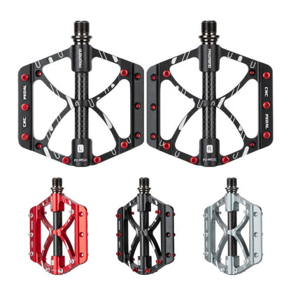 PROMEND PD-M52C 1 Pair Bicycle Aluminum Alloy + Carbon Fiber Tube Bearing Pedals, PD-M52C