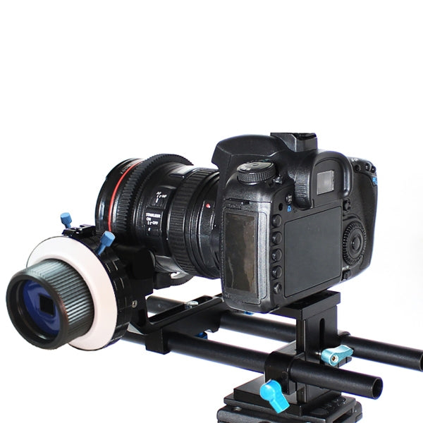 YELANGU YLG0103D F4 Limit Follow Focus with Adjustable Gear Ring Belt for Canon / Nikon / Video Cameras / DSLR Cameras