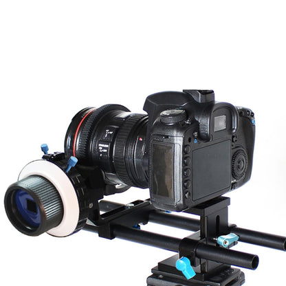 YELANGU YLG0103D F4 Limit Follow Focus with Adjustable Gear Ring Belt for Canon / Nikon / Video Cameras / DSLR Cameras