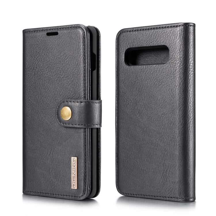 DG.MING Crazy Horse Texture Flip Detachable Magnetic Leather Case for Samsung Galaxy S10, with Holder & Card Slots & Wallet, For Samsung Galaxy S10, Galaxy S10