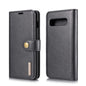 DG.MING Crazy Horse Texture Flip Detachable Magnetic Leather Case for Samsung Galaxy S10, with Holder & Card Slots & Wallet, For Samsung Galaxy S10, Galaxy S10