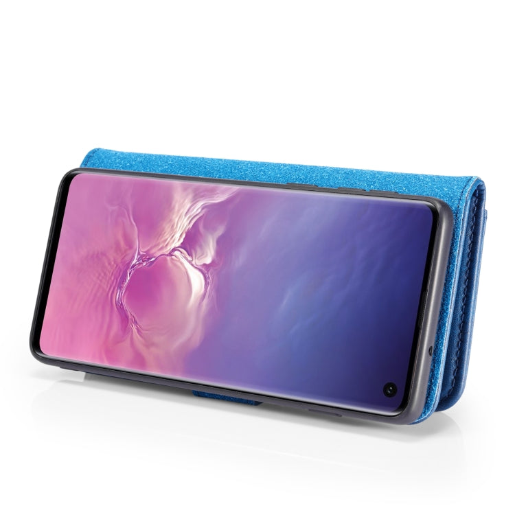 DG.MING Crazy Horse Texture Flip Detachable Magnetic Leather Case for Samsung Galaxy S10, with Holder & Card Slots & Wallet, For Samsung Galaxy S10, Galaxy S10