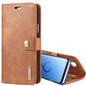 DG.MING for Galaxy S9+ Crazy Horse Texture Horizontal Flip Detachable Magnetic Protective Case with Holder & Card Slots & Wallet, Galaxy S9+