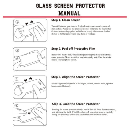 2pcs ENKAY Hat-prince 0.26mm 9H  2.5D Curved Edge Tempered Glass Film for Galaxy A7 2018, Galaxy A7 2018 (2pcs)