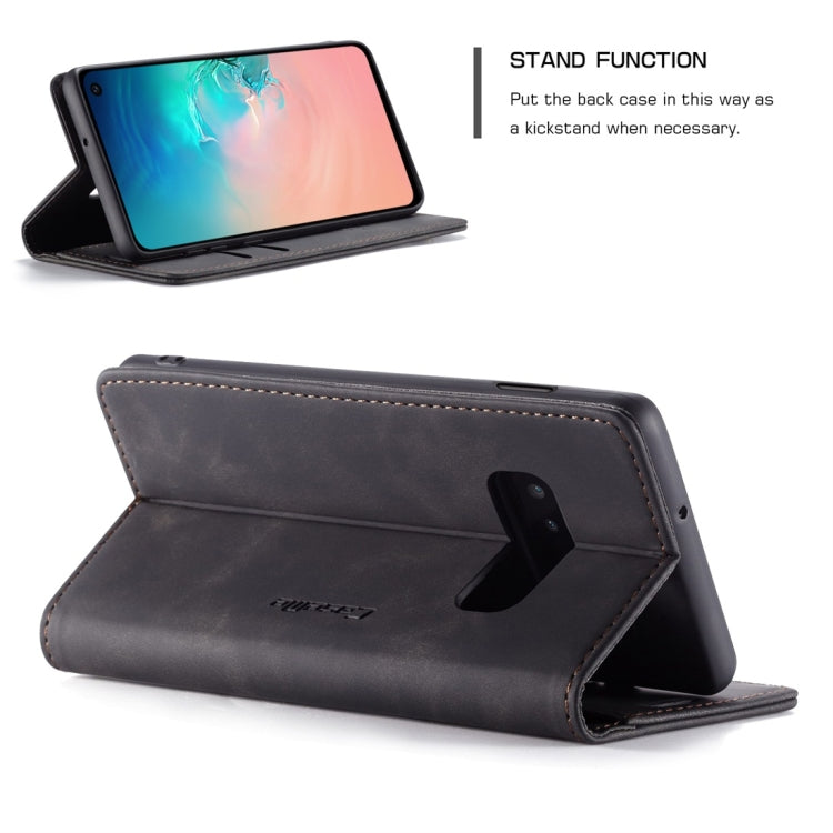 CaseMe-013 Multifunctional Retro Frosted Horizontal Flip Leather Case for Galaxy S10 E, with Card Slot & Holder & Wallet, For Galaxy S10 E