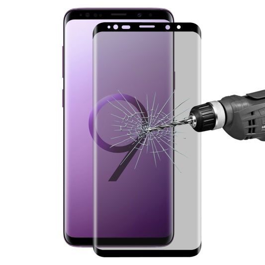 ENKAY Hat-Prince for Galaxy S9+ 0.26mm 9H Surface Hardness 3D Privacy Anti-glare Full Screen Tempered Glass Protective Film, Galaxy S9+