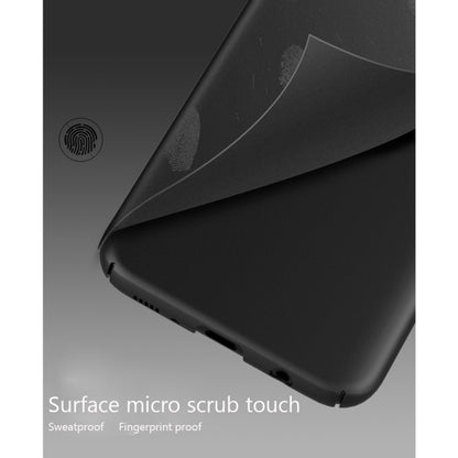 AIQAA For Galaxy S8 + / G9550 Solid Color Metal Paint Plastic PC Dropproof Protective case with Bear Ring Holder, For Galaxy S8 + / G9550
