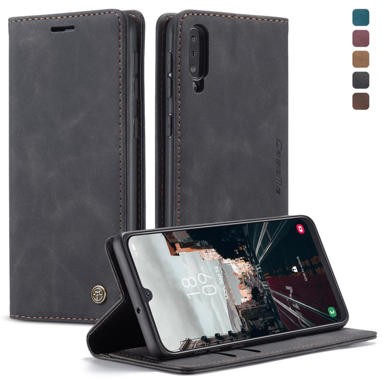 CaseMe-013 Multifunctional Retro Frosted Horizontal Flip Leather Case for Galaxy A30S / A50S / A50, with Card Slot & Holder & Zipper Wallet & Photo Frame, For Galaxy A50