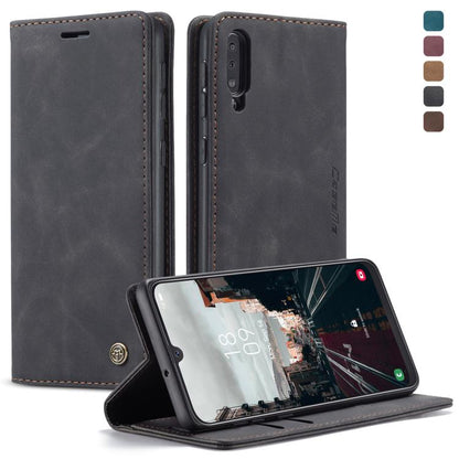 CaseMe-013 Multifunctional Retro Frosted Horizontal Flip Leather Case for Galaxy A30S / A50S / A50, with Card Slot & Holder & Zipper Wallet & Photo Frame, For Galaxy A50