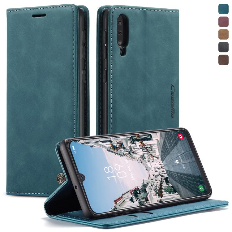 CaseMe-013 Multifunctional Retro Frosted Horizontal Flip Leather Case for Galaxy A30S / A50S / A50, with Card Slot & Holder & Zipper Wallet & Photo Frame, For Galaxy A50