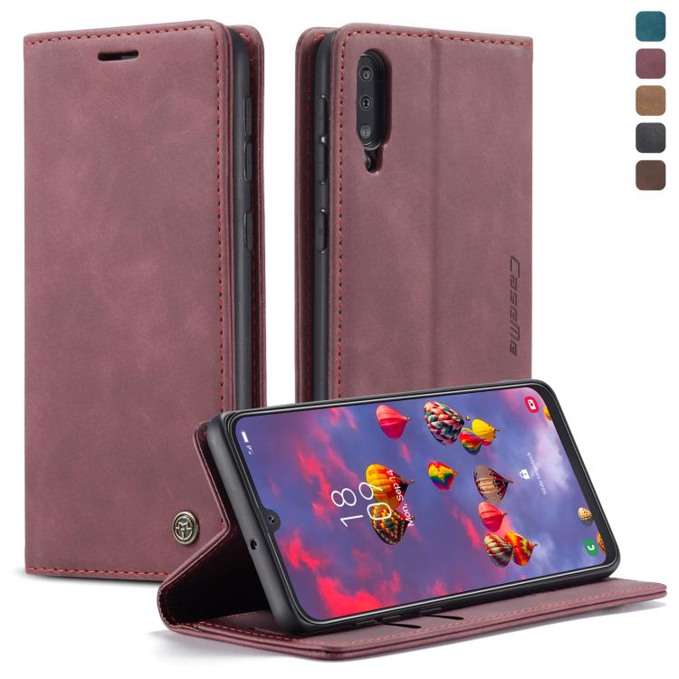 CaseMe-013 Multifunctional Retro Frosted Horizontal Flip Leather Case for Galaxy A30S / A50S / A50, with Card Slot & Holder & Zipper Wallet & Photo Frame, For Galaxy A50