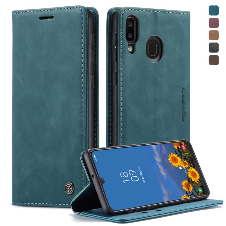 CaseMe-013 Multifunctional Retro Frosted Horizontal Flip Leather Case for Galaxy A40, with Card Slot & Holder & Wallet, For Galaxy A40