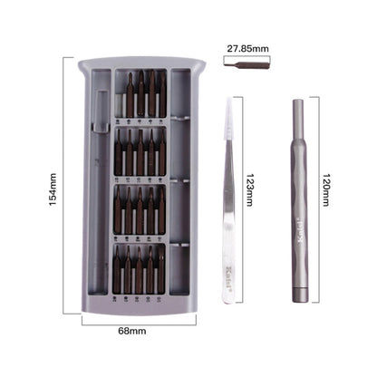 Kaisi K-3022A 22 in1 High Precision Screwdriver Set Magnetic Screwdriver Bits, K-3022A, K-3022B