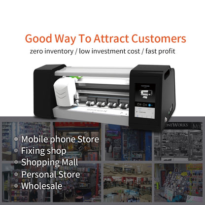 Intelligent Touch LCD Screen Flexible TPU Hydraulic Film Protector Cutter Machine, Intelligent Film Cutter