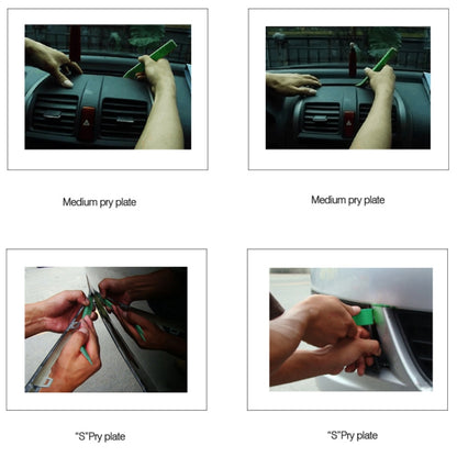 BEST-129 Double Bend Head Plastic Pry Tool, 129  Pry Tool