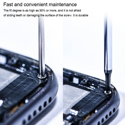 Qianli i-Thor S2 Precision 3D Texture Hollow Cross Tip Middle Bezel Screwdriver, Qianli i-Thor Hollow Cross Tip