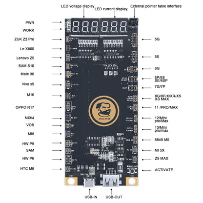 Mechanic BA27 Battery Activation Detection Board For iPhone 5-13 Pro Max / Android Phone, Mechanic BA27