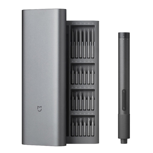 25 in 1 Original Xiaomi Mijia Electric Precision Screwdriver Kit Rechargeable Magnetic Aluminum Case, Mijia 25 in 1
