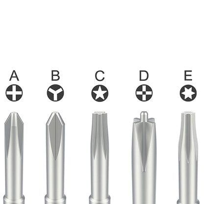 Qianli iFlying 5 in 1 Aluminum Handle Anti-slip Screwdriver, Qianli iFlying 5 in 1