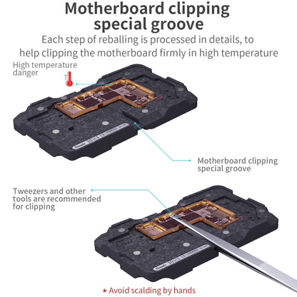 Qianli 10 in 1 Middle Frame Reballing Platform For iPhone X / XS / XS Max / 11 / 11 Pro / 11 Pro Max / 12 / 12 Pro / 12 mini / 12 Pro Max, For iPhone X-12 Pro Max