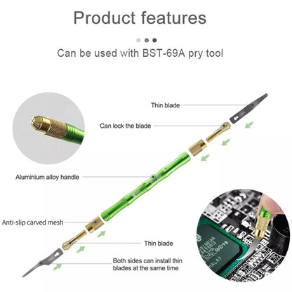 BEST BST-69A+ CPU Chip Remove Glue Tools DIY Carving Knife, BEST BST-69A+