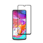 10pcs mocolo 0.33mm 9H 2.5D Full Glue Silk Print Tempered Glass Film for Galaxy A70, Support Fingerprint Unlock(Black)
