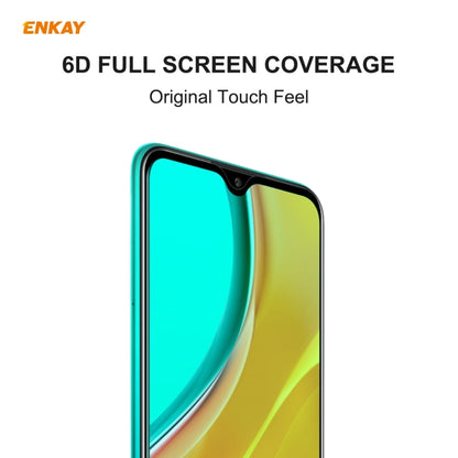 ENKAY Hat-Prince 0.26mm 9H 6D Curved Full Screen Eye Protection Green Film Tempered Glass Protector
