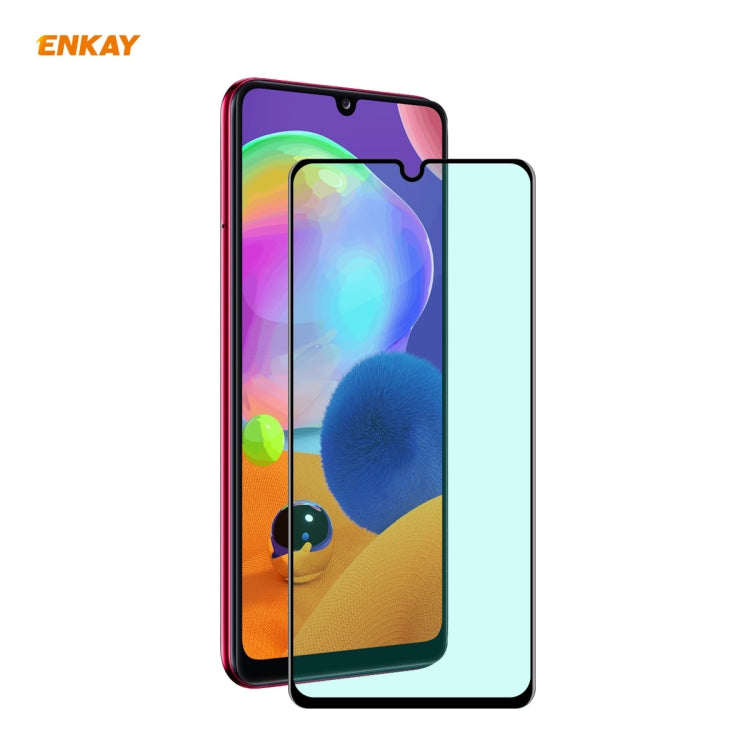 ENKAY Hat-Prince 0.26mm 9H 6D Curved Full Screen Eye Protection Green Film Tempered Glass Protector