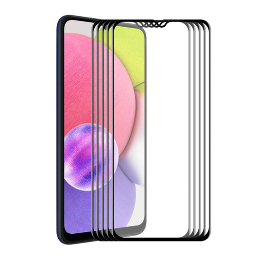 5 PCS ENKAY Hat-Prince Full Glue Tempered Glass 6D Full Coverage Anti-scratch Protector